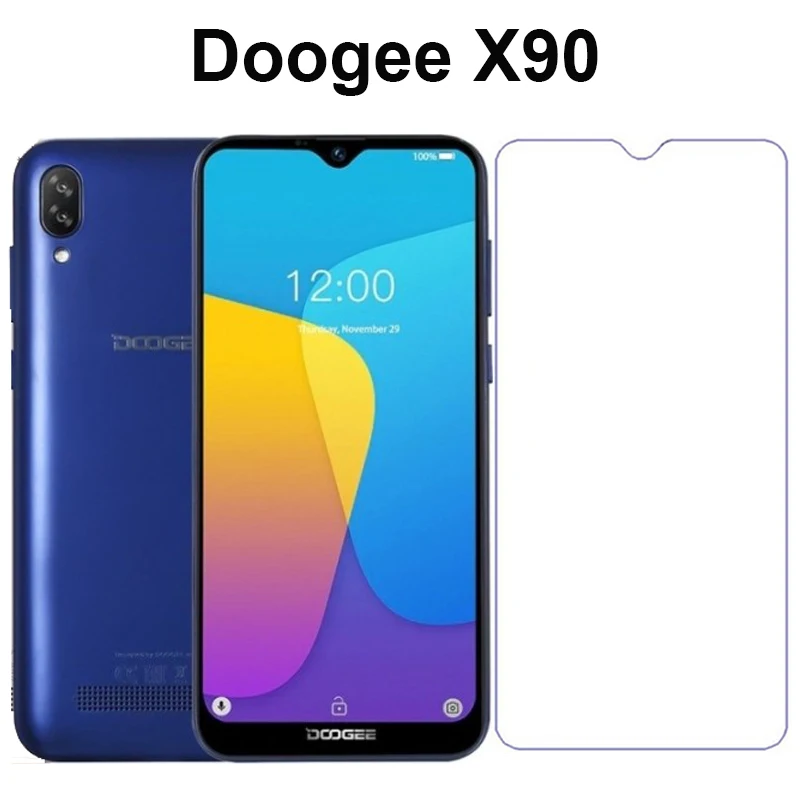 Экран защитная пленка 9H закаленное Стекло Для Doogee X90 Защита от царапин мобильный
