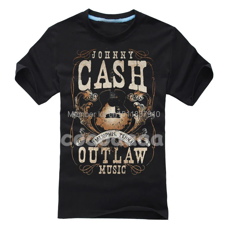 

6 kinds Vintage Johnny Cash rocker Rock Brand shirt new mma fitness Hardrock heavy Metal 100%Cotton skateboard streetwear