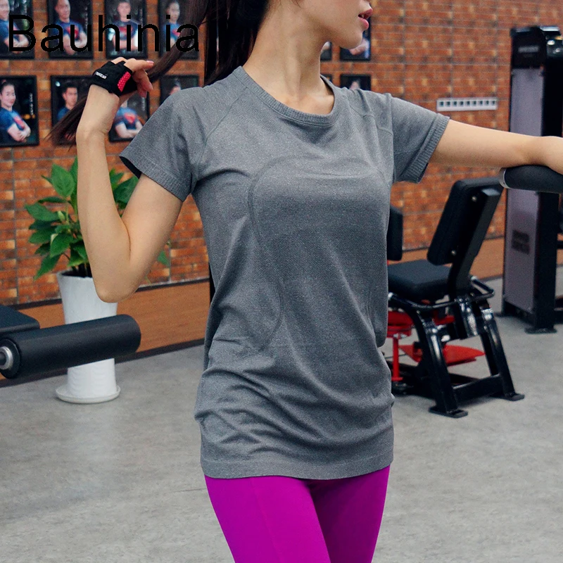 5 цветов спортивная короткая футболка рукава гигроскопичен быстросохнущая