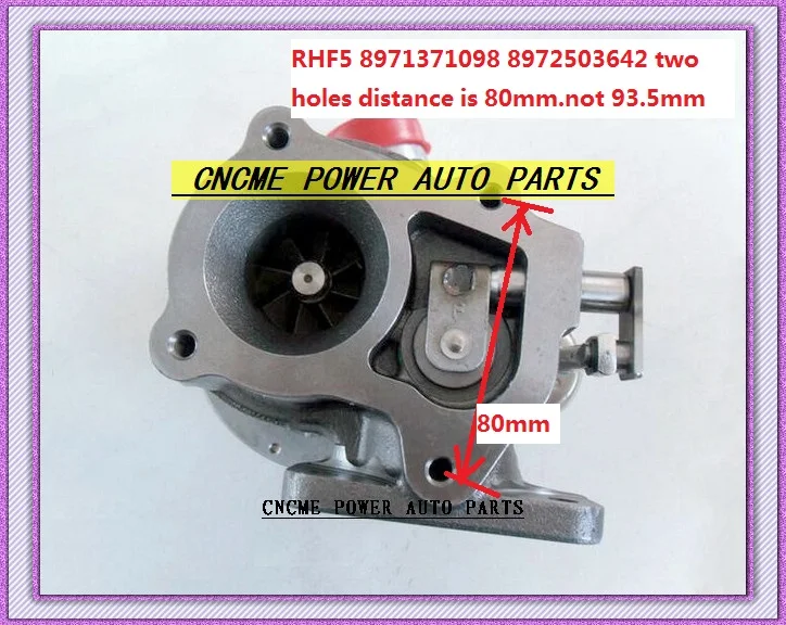 Турбо CHRA картридж Core RHF5 8971371098 8971371099 8972503640 8972503642 для ISUZU Trooper Jackaroo Monterey 4JX1 4JX1TC 3.0L |