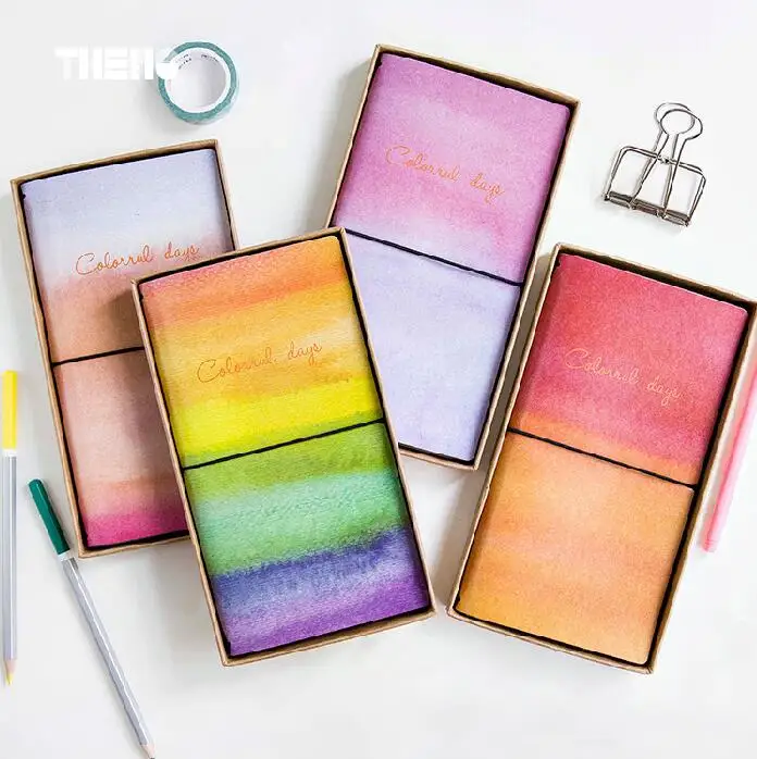 8 шт/лот креативный красочный день из искусственной кожи чехол для планировщика