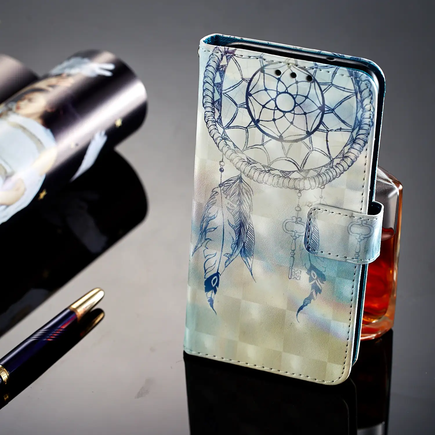 Откидной Чехол кошелек с подставкой для sony Xperia L2 XA1 XA2 XZ1 XZ Премиум XZ2 компактный