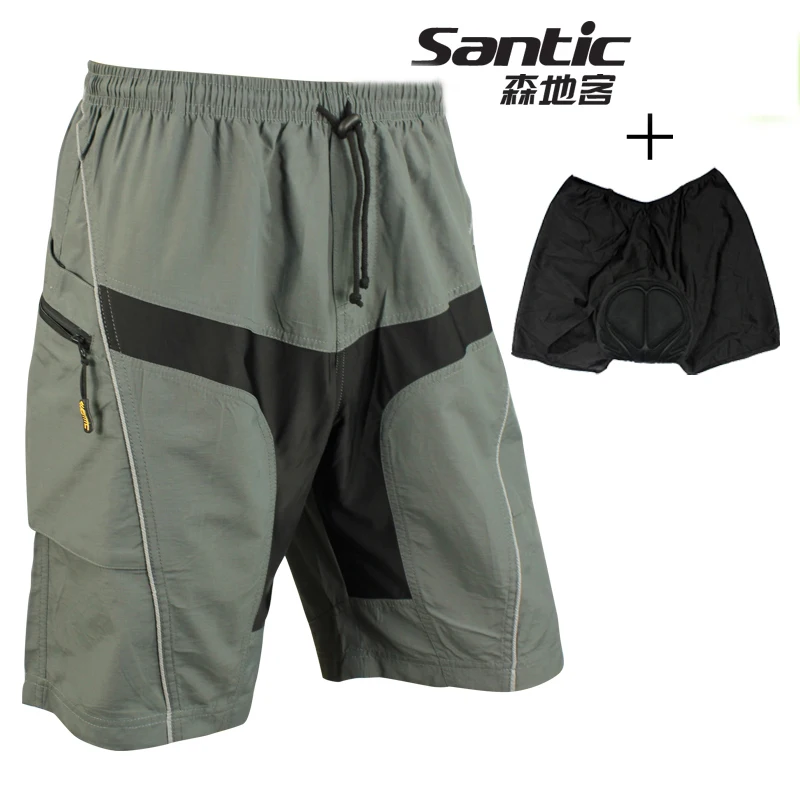 Santic Для мужчин Вело-шорты велосипед Велосипедный спорт MTB Шорты для женщин