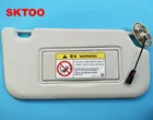 Солнцезащитный козырек SKTOO для Ford Focus (2012-2017) с зеркалом для макияжа, солнцезащитный козырек для автомобиля, серый светильник