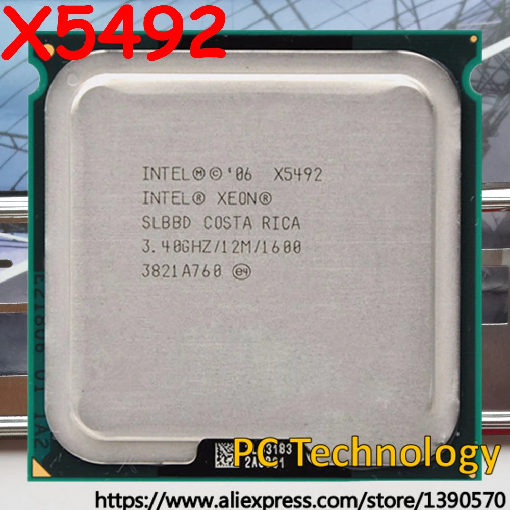 Оригинальный процессор Intel Xeon X5492 3,40 ГГц 12 МБ 1600 МГц LGA771 четырехъядерный ЦП Бесплатная доставка отправка в течение 1 дня