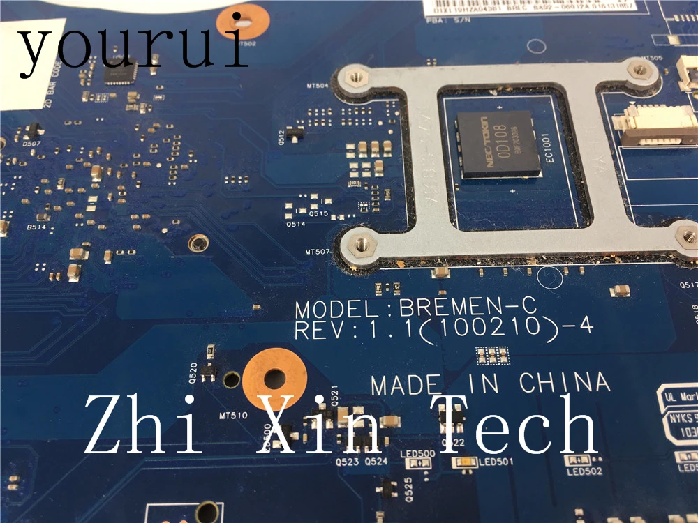 Yourui для Samsung R580 материнская плата ноутбука BA92-06761A DDR3 Протестирована хорошо -