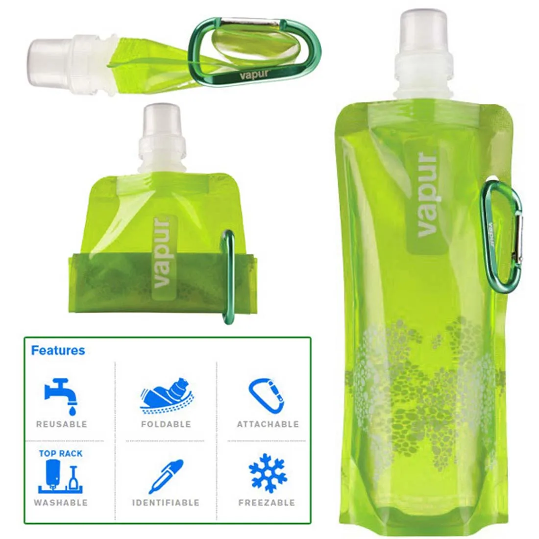1 Pcs Portable folding Cup Water Bottle Outdoor Travel Camping Mountaineering Tourism Hiking Drinking Kettle | Дом и сад