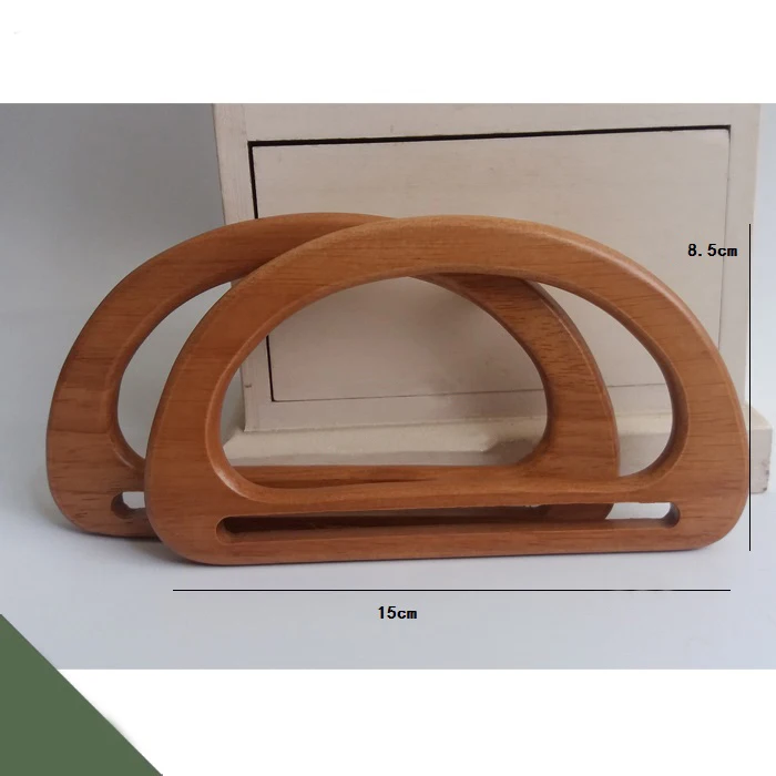 Деревянная ручка кошелек в форме D 17 3x9 5 см|wooden purse handles|bag handlespurse handles |