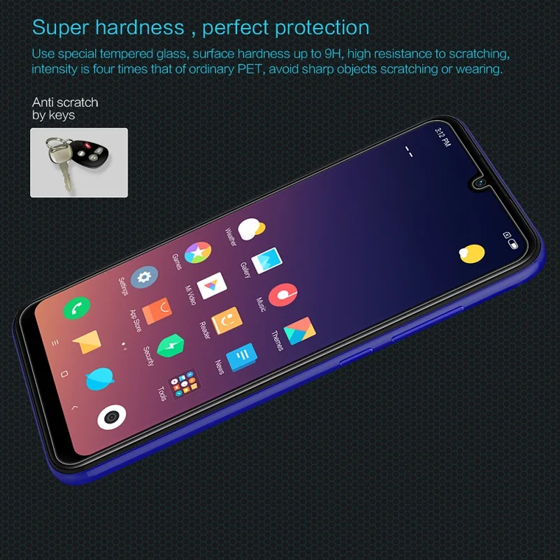 Для xiaomi redmi 7 pro Защитное стекло для экрана 5,84 ''NILLKIN Amazing H/H+ PRO 9H Закаленное стекло протектор для xiaomi play mi play