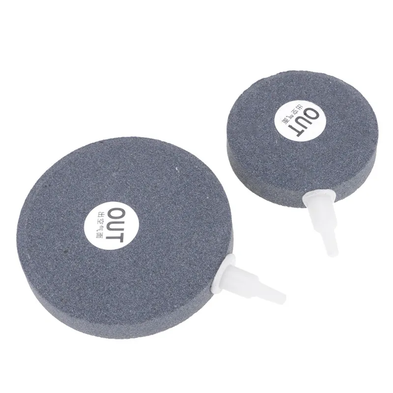 Round Hydroponic Increasing Oxygen Plate Fish Tank Aquarium Air Bubble Stone New | Дом и сад