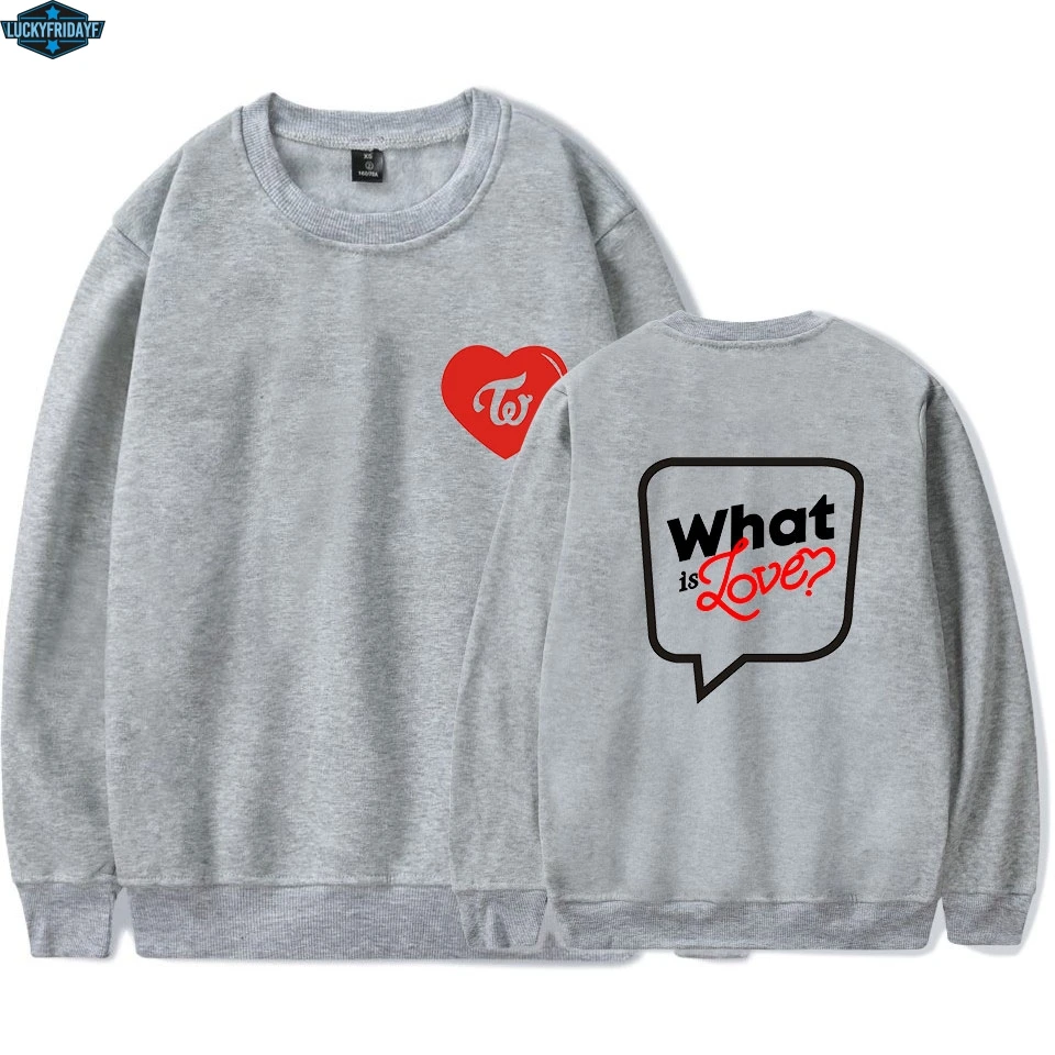 Twice Sweatshirts Men Casual Crewneck Kpop Hoodie Harajuku Pullover Sweatshirt Fashion Female Cool Plus Size Tops | Мужская одежда