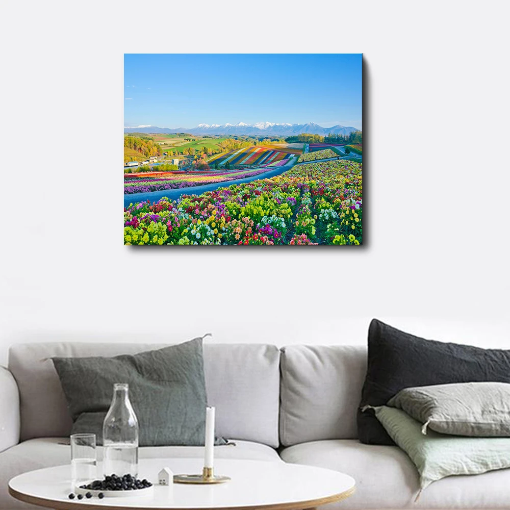 Постеры и принты Laeacco для сада Цветущий цветок винтажная Картина на холсте