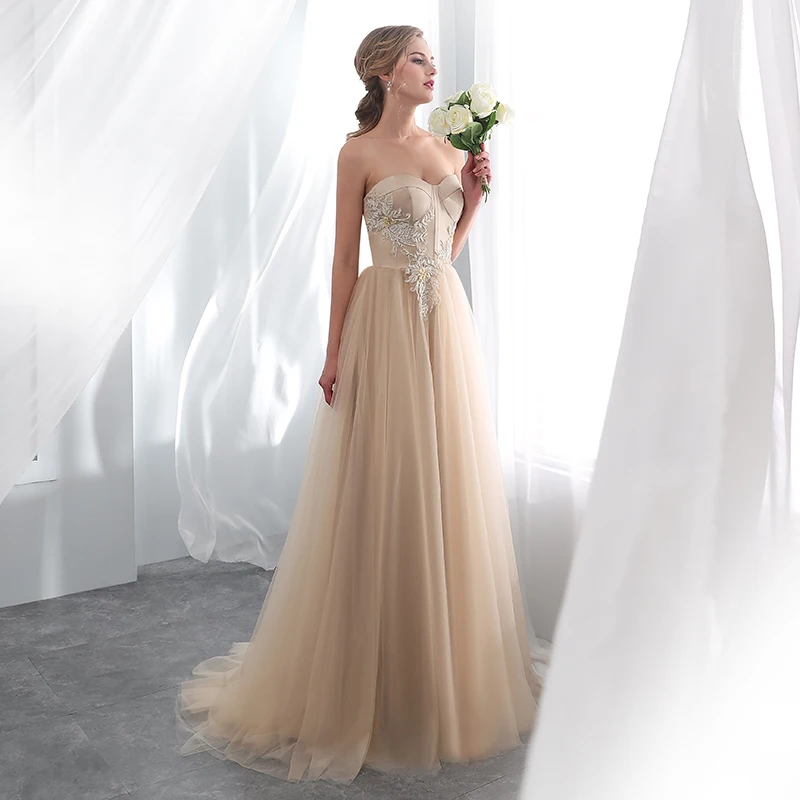 Forevergracedress платья подружки невесты цвета шампань трапециевидные милые свадебные