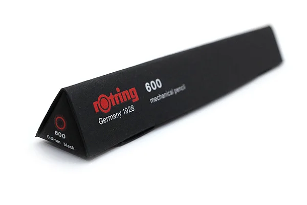 Оригинальный механический карандаш Rotring 600 0 5 мм/0 7 мм/2 мм с треугольной коробкой |