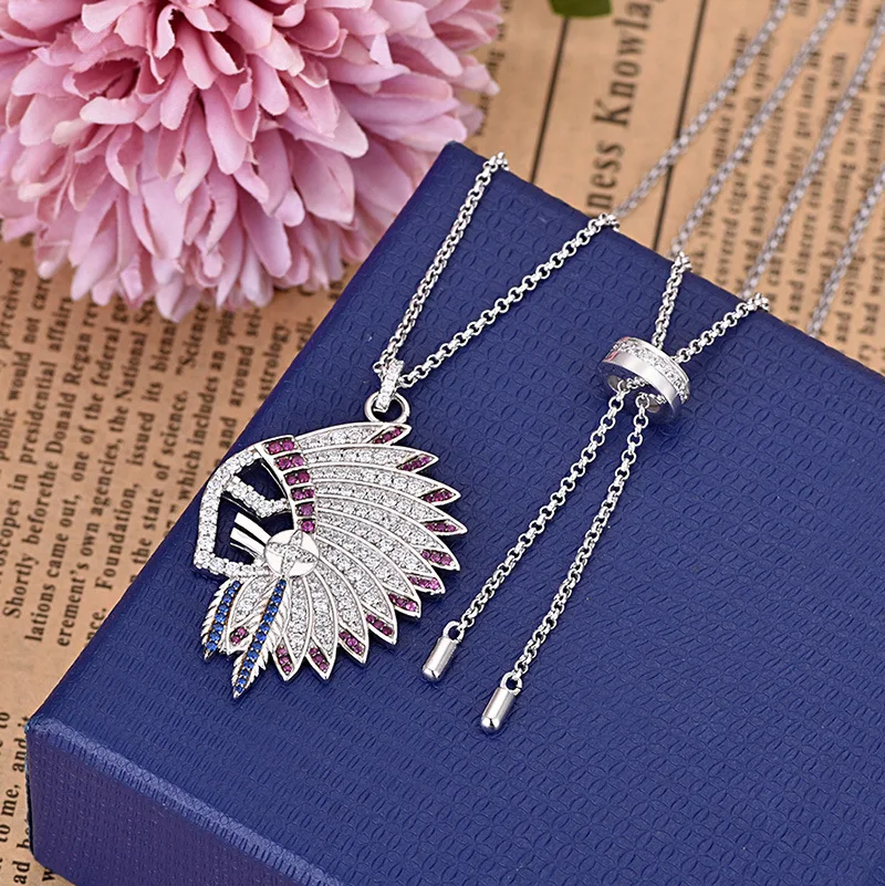Женское Ожерелье из хрусталя ZK40 модное индийское ожерелье с подвеской|Ожерелья