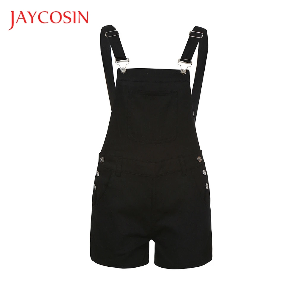 Женский джинсовый комбинезон JAYCOSIN свободный с дырками джинсовые шорты