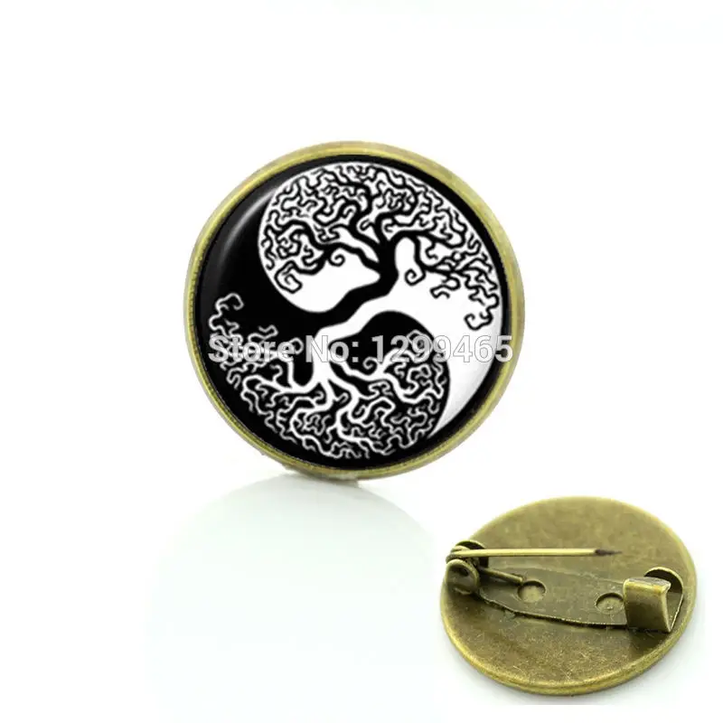 Изысканные булавки в этническом стиле ретро белые и черные Броши с изображением