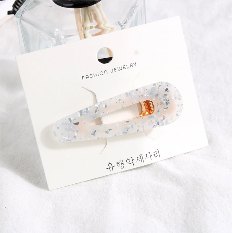 Модные женские туфли ацетат Pin волос заколка-Расческа заколка для шпилька лентой