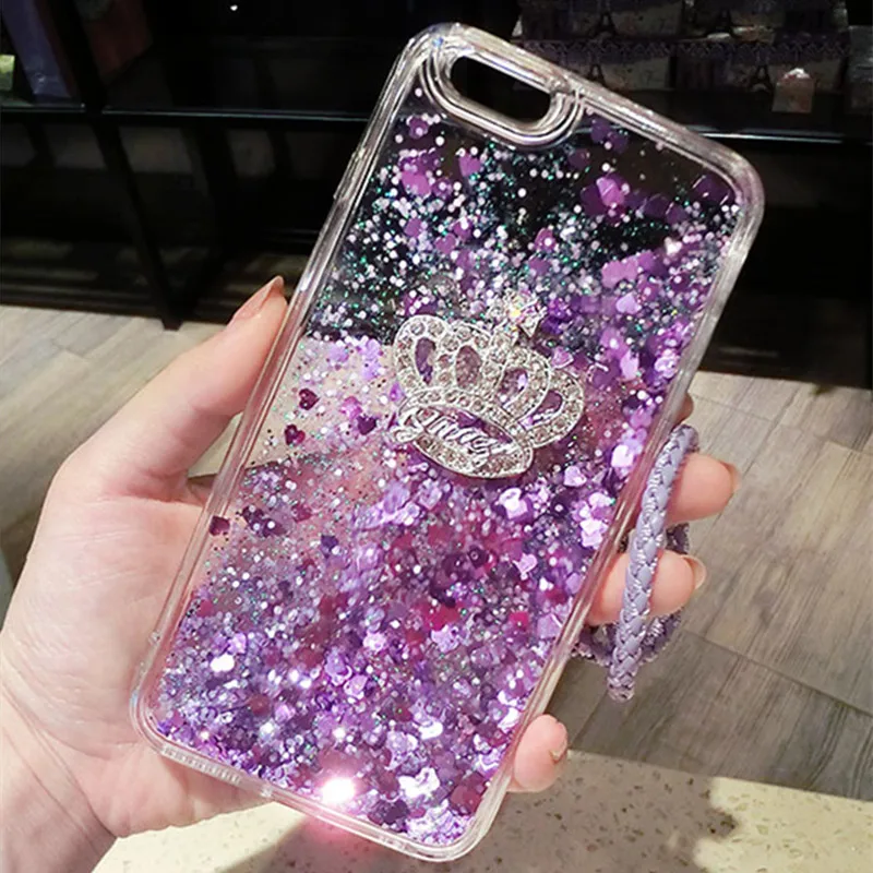 For Samsung C5 Pro C7 Case Quicksand Dynamic Liquid Glitter Sand Silicone Rhinestone Phone Cover C9 pro Coque |