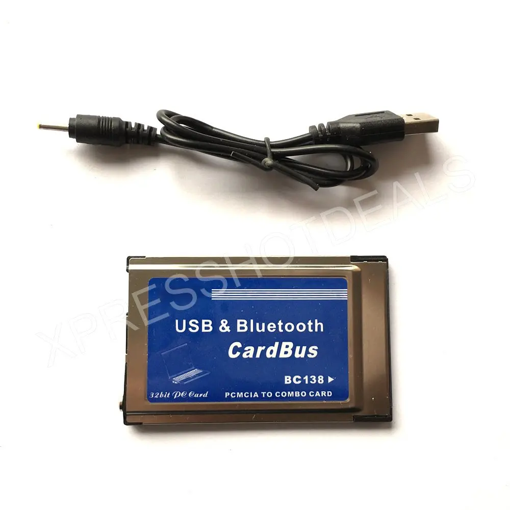 Скрытая внутри USB 2.0 + Bluetooth Беспроводной для PCMCIA PC Card CardBus адаптер | Компьютеры и