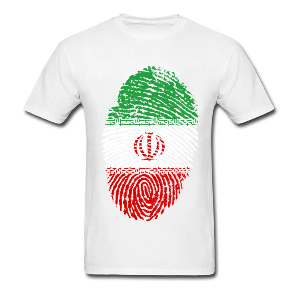 Футболка Iran Flag с отпечатком пальца мужская черная полосатая хлопковая одежда