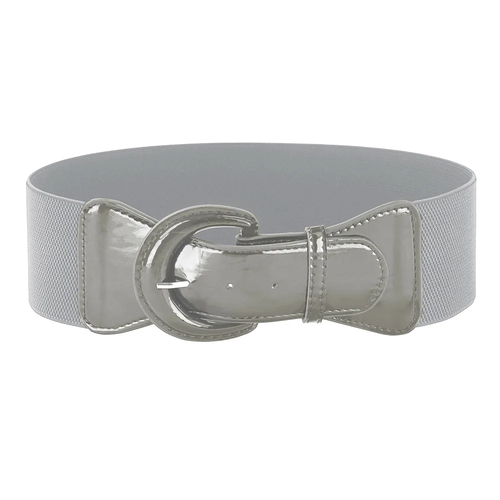 Waist Belt 5 Дизайнерские ремни для женщин, Дамская мода, женский ремень из искусственной кожи, широкий металлический крючок, эластичный черный коричневый женский пояс с эластичной резинкой на талии - Цвет: Waist Belt 5