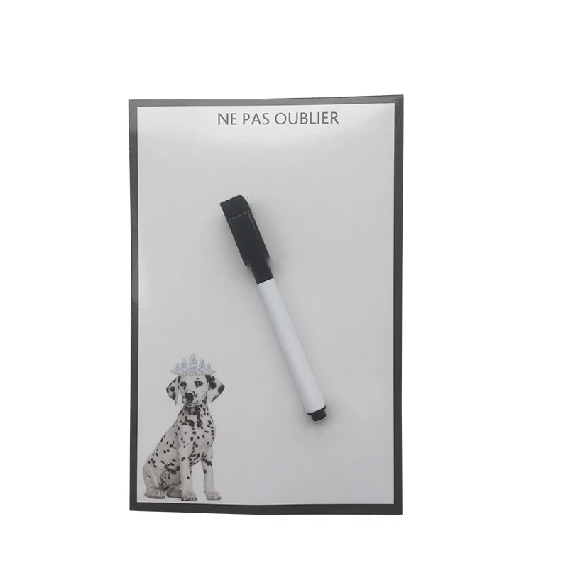 Милые кошки и собаки серии напечатаны сухой Стирайте Гибкие Магнитные