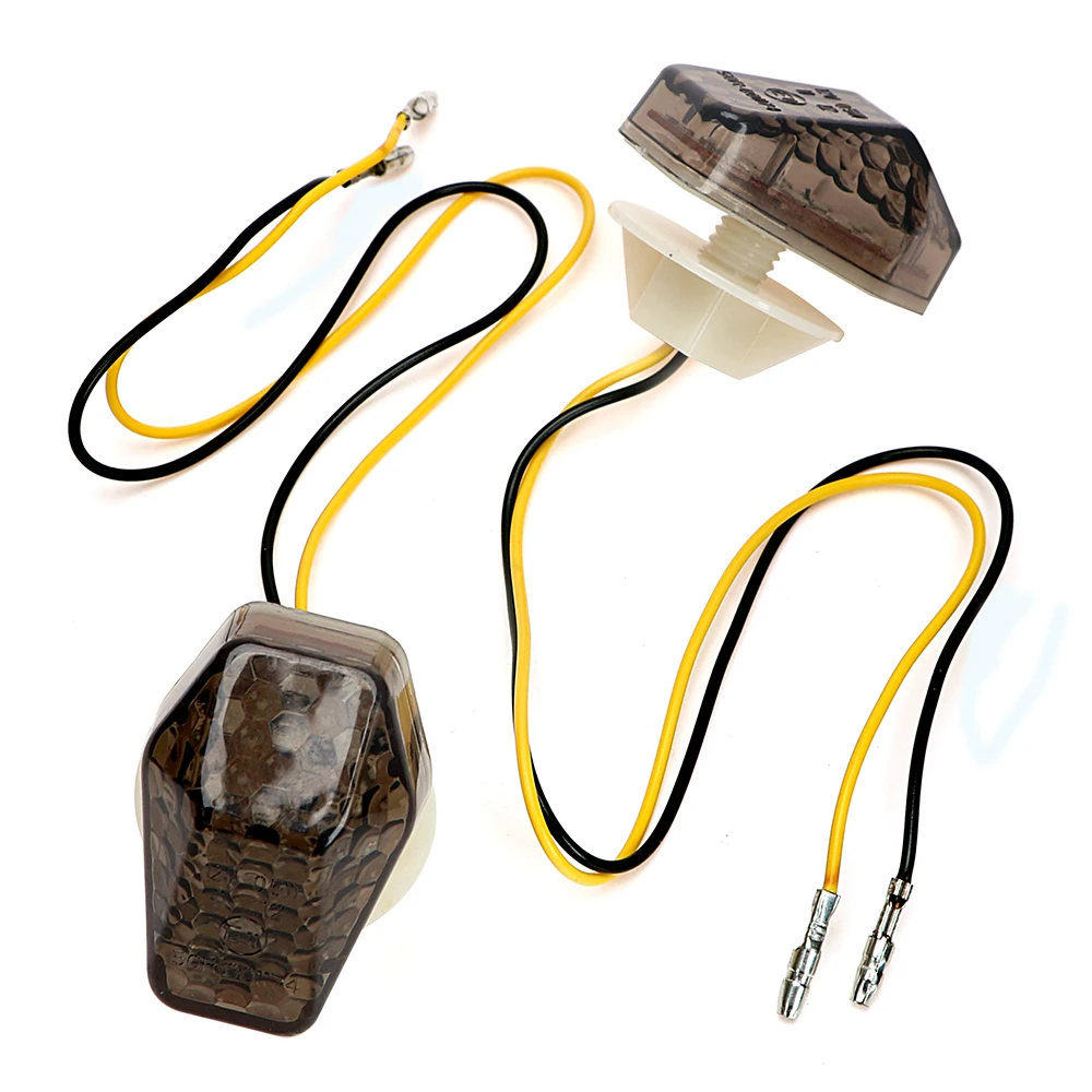 2 шт./компл. указатели поворота универсальные желтые фонари для Сузуки мотоцикл