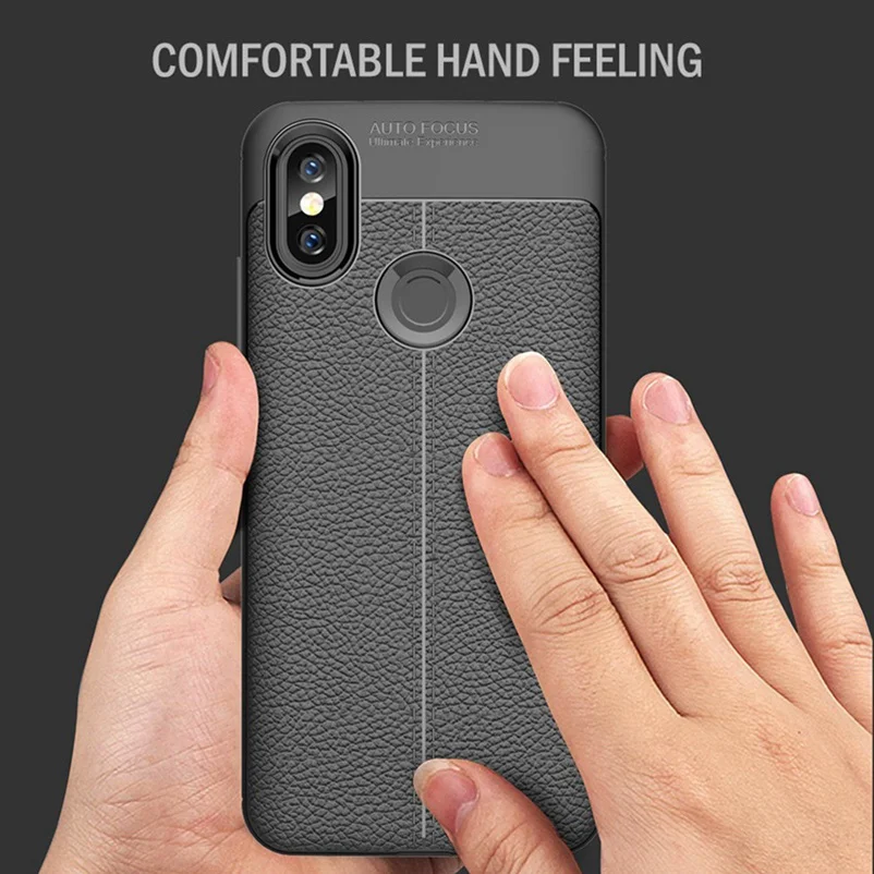 Xiomi Case For Xiaomi Mi A2 6X Litchi Leather Luxury Cover Redmi Note 5 Plus 5A 6 6A Pro 4A 4X 8 SE A1 Coque |