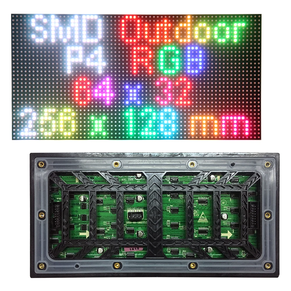 Полноцветный светодиодный дисплей P4 уличная водонепроницаемая панель SMD 3 в 1