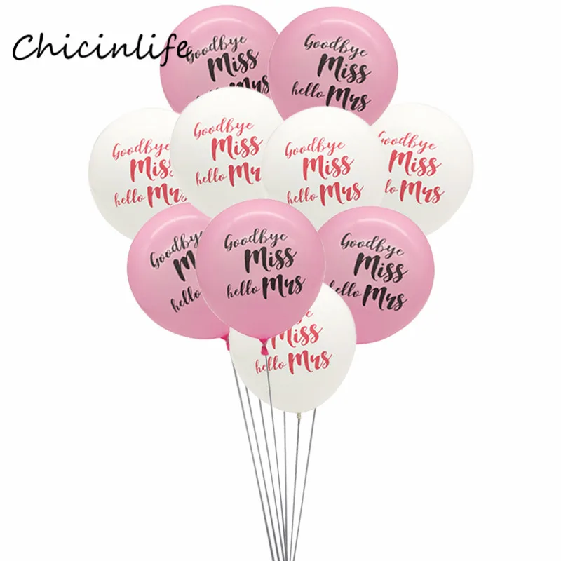Chicinlife 10 шт./лот дюймов розовый шар невесты для свадьбы и Помолвки украшение