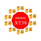 Amass 10 пар XT30 XT30U Переходник штекер гнездо Пуля разъем позолоченный Банановый штекер