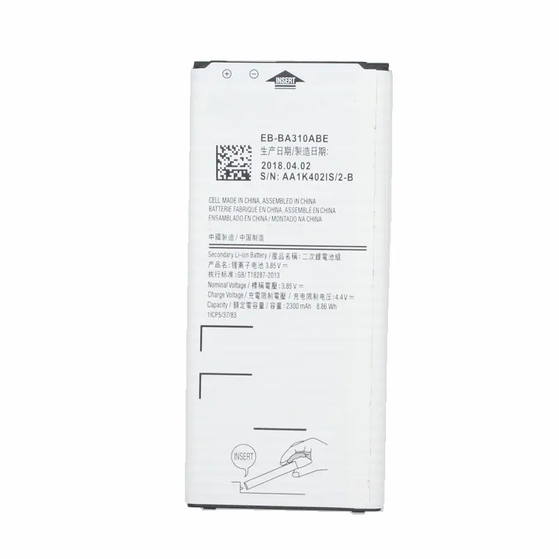 1x2300 мАч лучший Сменный аккумулятор для Samsung Galaxy A3 2016 Edition A310 A3100 A310F A310Y