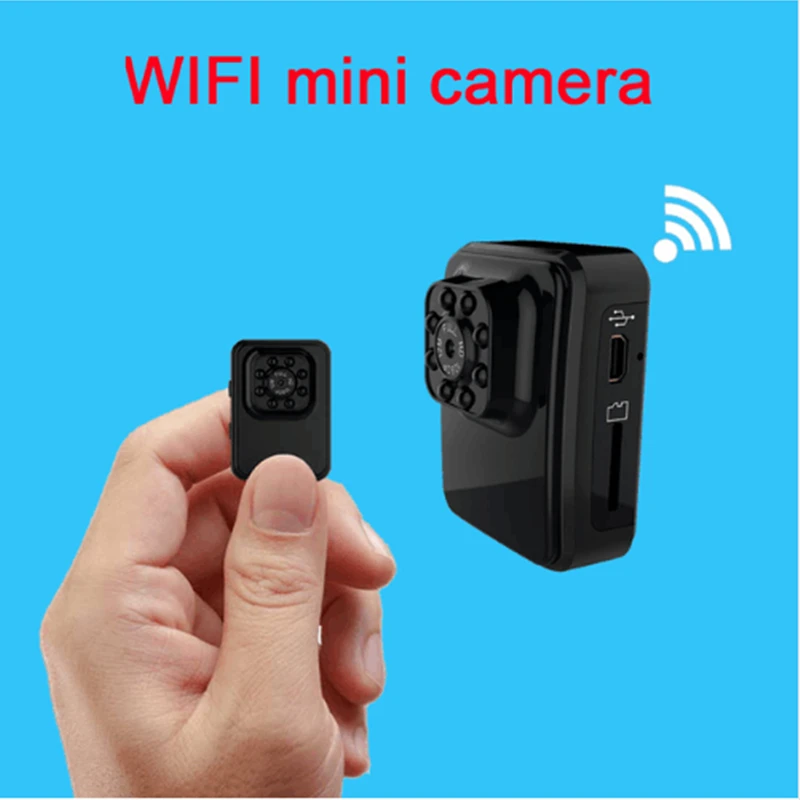 WIFI мини камера HD 1080P Спортивные камеры DV DVR Видео Аудио видеокамера TF карта