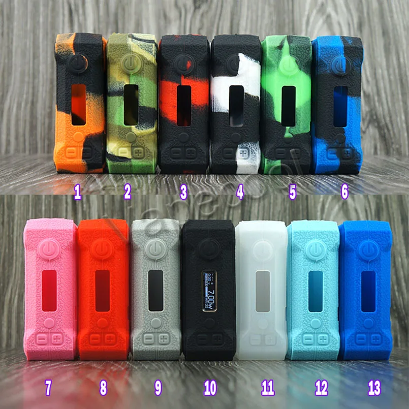 2 шт нескользящий Силиконовый чехол для Teslacigs Punk 220W коробка мод и кремниевый рукав основа для Vape Teslacigs Punk 220