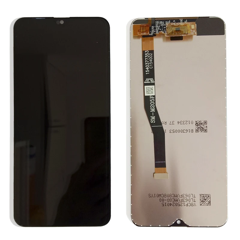 ЖК дисплей Amoled 6 3 дюйма для SAMSUNG Galaxy M205 M20 M205F 2019 экран и сенсорный датчик стекло