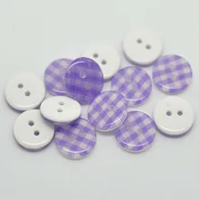 200 шт. круглые пуговицы в клетку 13 мм|button wood|scrapbook diescrapbook embellishment