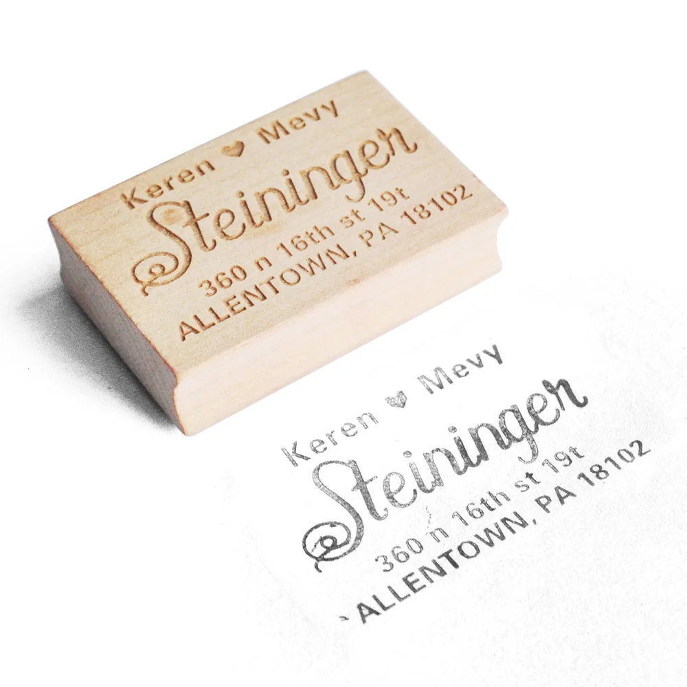 

Custom Stamp-Return Address Stamp Brush Calligraphy Wedding Stamp Invitation Stamp