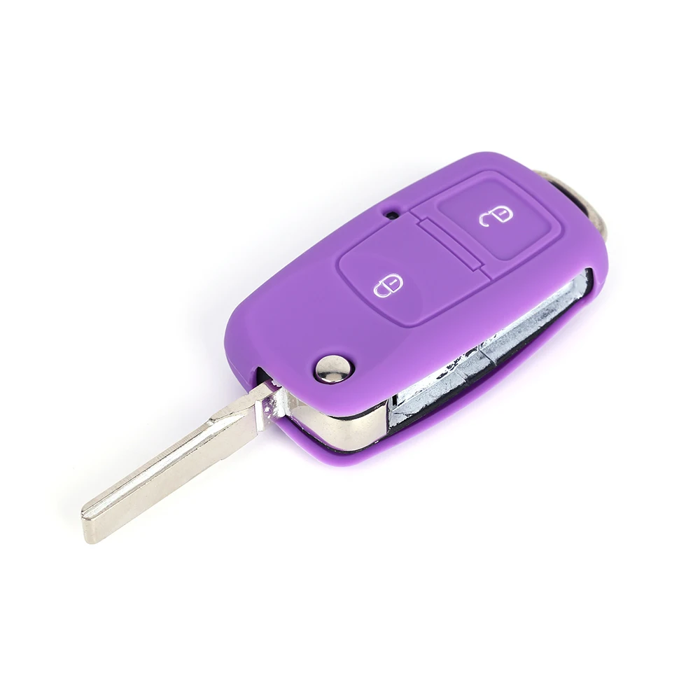 New Car Auto Silicone Flip Folding Key Cover 3 Buttons Remote Control Protector Case Fob for 2018 CSL2018 | Автомобили и