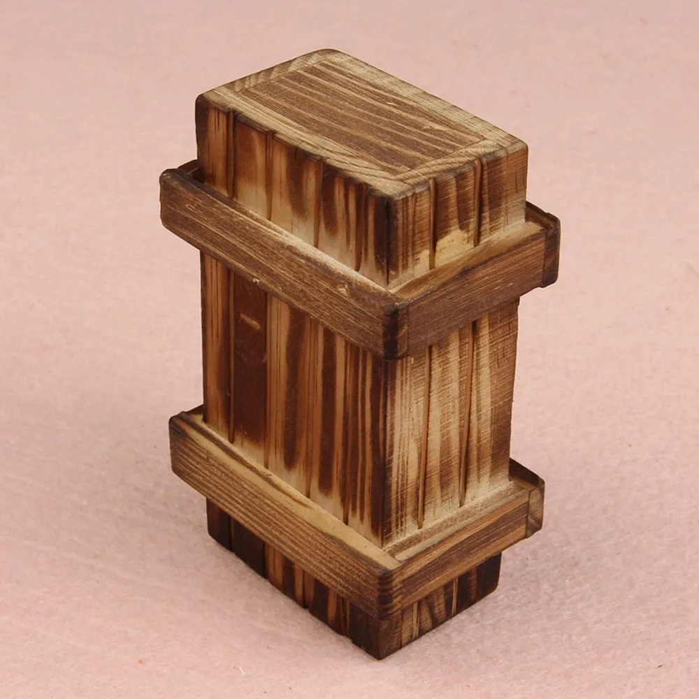 Tricky Brain Box Toy Забавный волшебный отсек деревянная комната Escape розыгрыш игрушечная