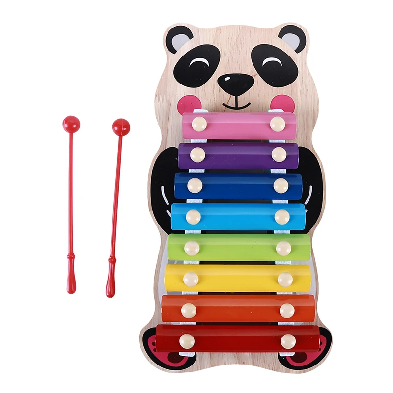 Деревянная игрушка музыкальный инструмент для детей игрушечная сова мультяшная