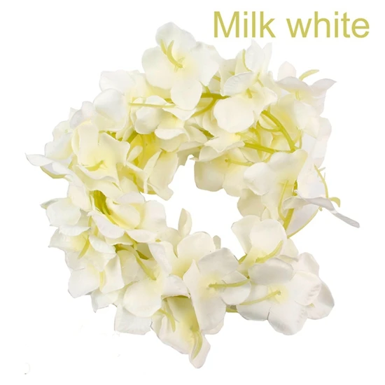 milk white QIFU, деревенские романтические украшения для свадьбы, Свадебный Цветочный декор, искусственный цветок для свадебного стола, вечерние аксессуары для декора - Цвет: milk white