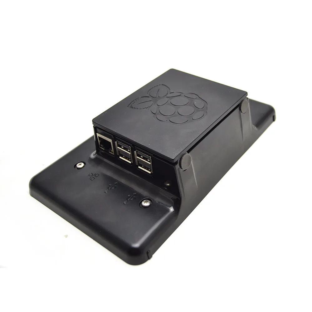 Черный чехол с сенсорным ЖК экраном Raspberry Pi 7 дюймов для 3b / + только экран не входит