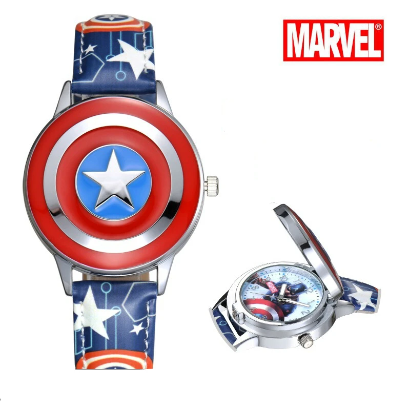 Часы MARVEL Avenger Alliance Мультяшные часы с героями мультфильмов для мальчиков и