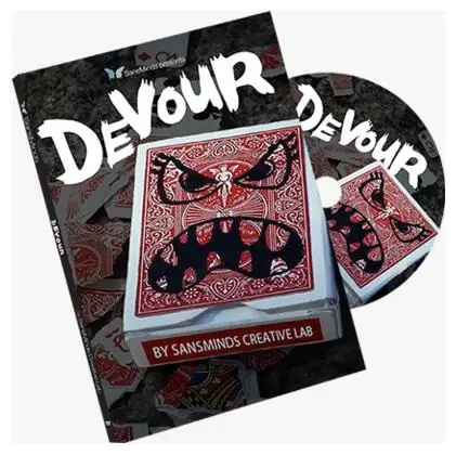 Devour (DVD и трюк) SansMinds-волшебный трюк уличная магия крупный план иллюзия забава карт