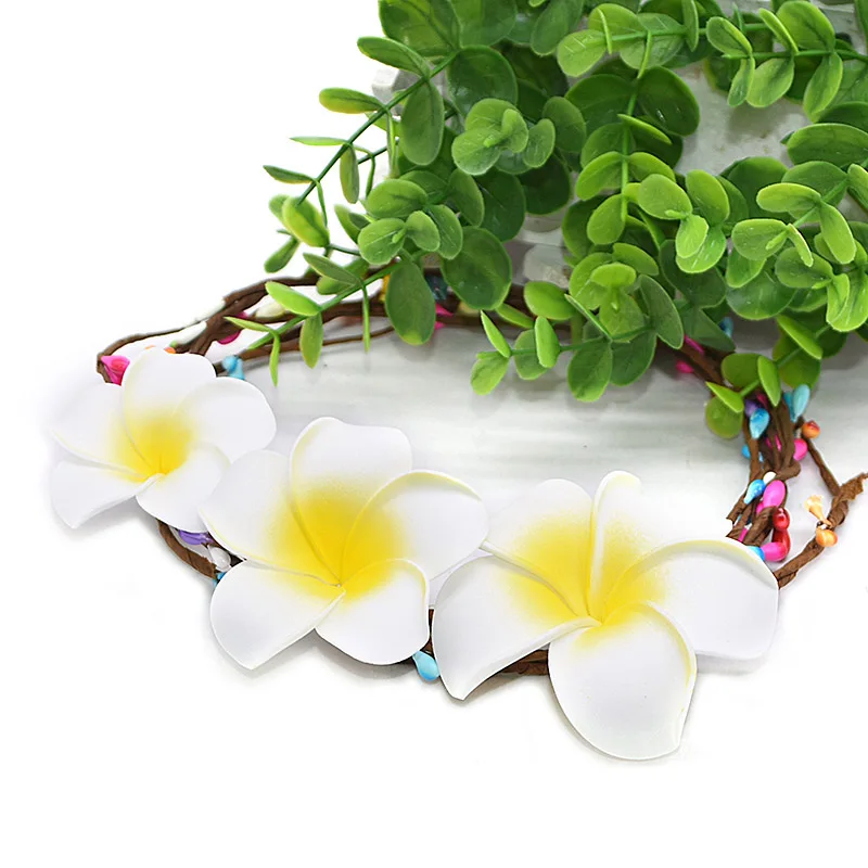 20 шт. Гавайский Frangipani цветок искусственный Плюмерия пены поддельное яйцо цвет цветок для Свадебная вечеринка украшения ручной работы поставки