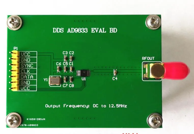 

DDS module AD9833 sine wave triangular wave square wave signal generator frequency synthesis frequency source