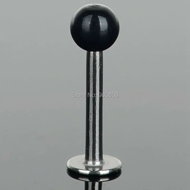 Шарик шип из нержавеющей стали и акрила для пирсинга губ ювелирное изделие