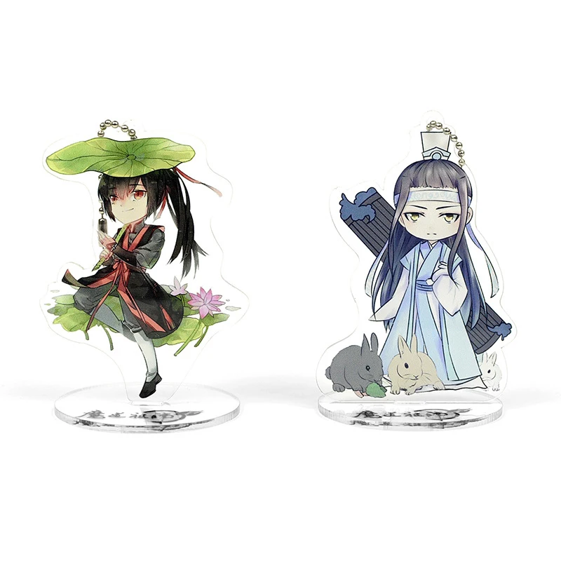 12 типов аниме Mo Dao Zu Shi брелок акриловая фигурка модель Wei WuXian Lan WangJi коллекция подарок Grandmaster Demonic подарок