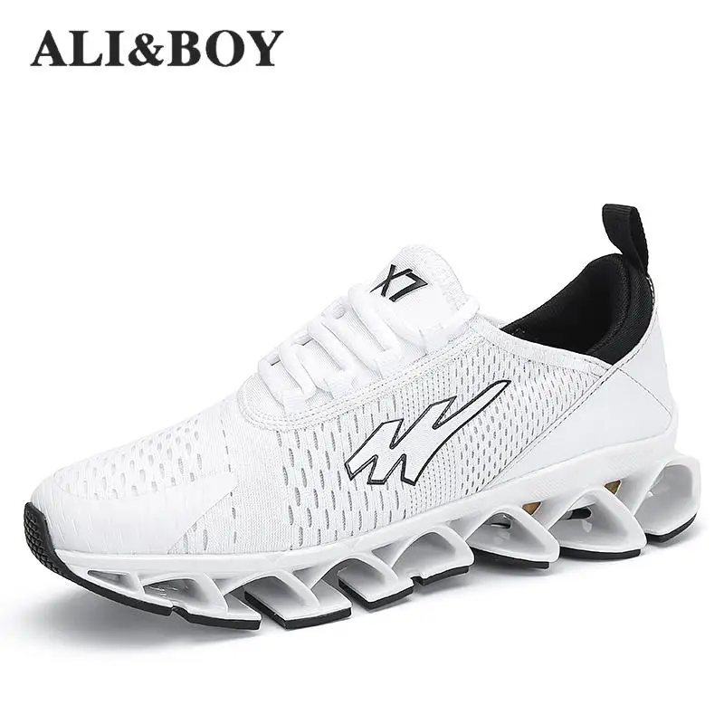Men Running Shoes Man Sneakers Sport Male Autumn Trending Style Blade Breathable Outdoor Walking Jogging Size 39-48 | Спорт и